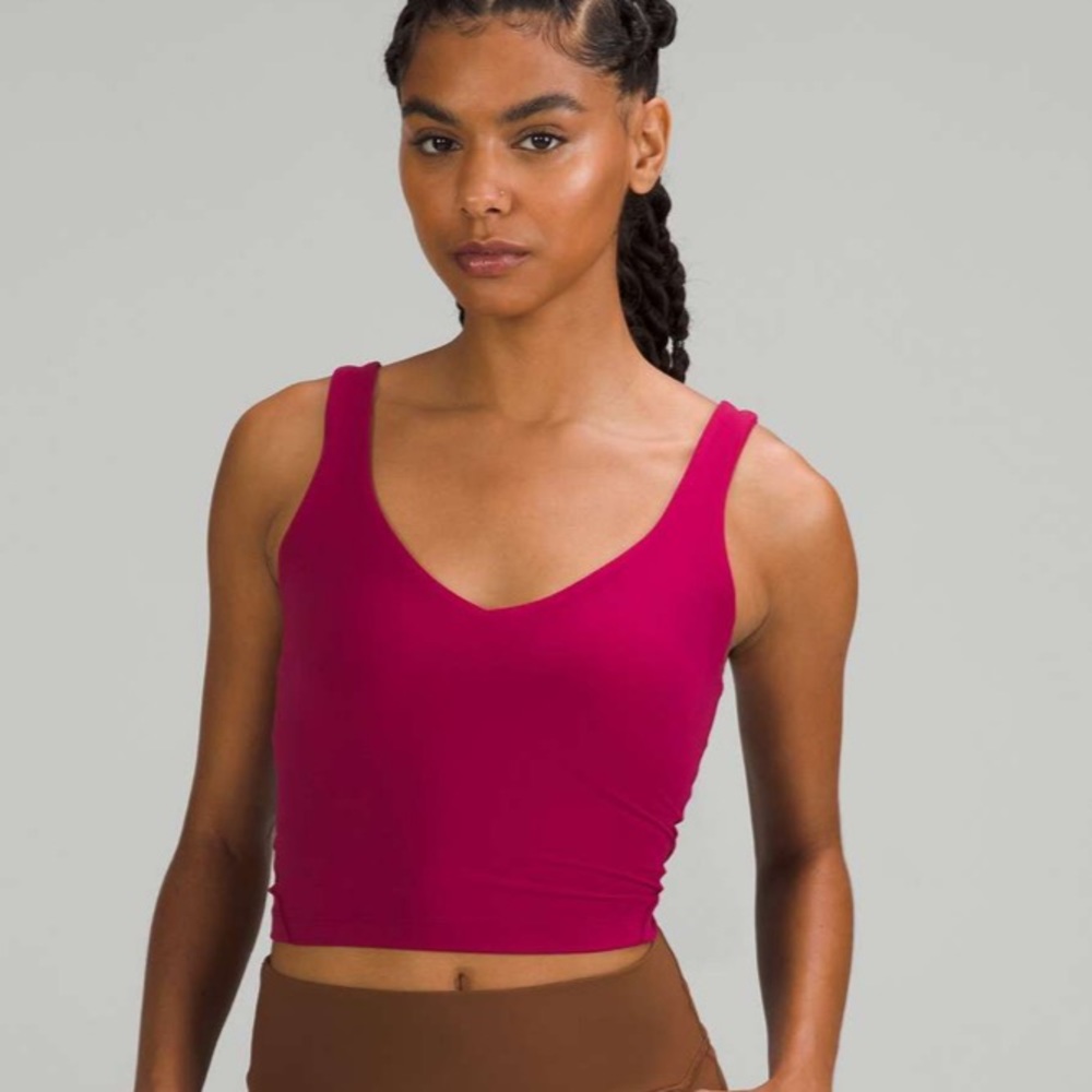 NWT 🍋 Lululemon Pomegranate Align Tank Size 4